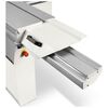 <p>Optimal support also to larger pieces, with the sliding table 360 mm wide. The guides are secured with a procedure of aluminum riveting, so that to ensure an exceptional precision and smoothness </p>
