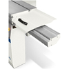 <p>Optimal support also to larger pieces, with the sliding table 360 mm wide. The guides are secured with a procedure of aluminum riveting, so that to ensure an exceptional precision and smoothness</p>