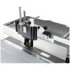 <p>The spindle moulder hood uses a system for adjusting the guides with a rack and it is fitted with a mechanical digital readout</p>