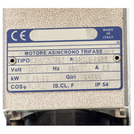 ELECTROSPINDLE KW0,28 HZ400 24000R | 