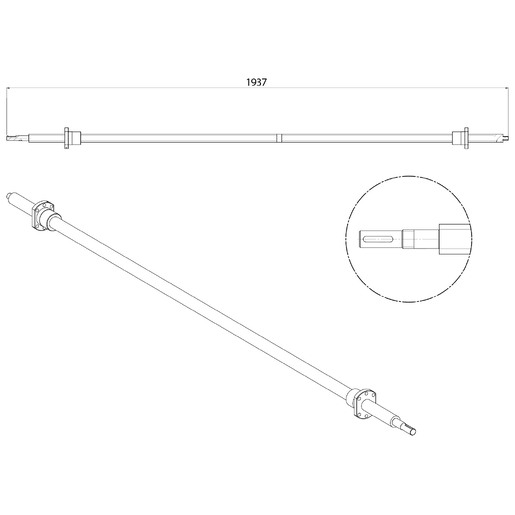 BALLSCREW D32 P10 L1937 | 