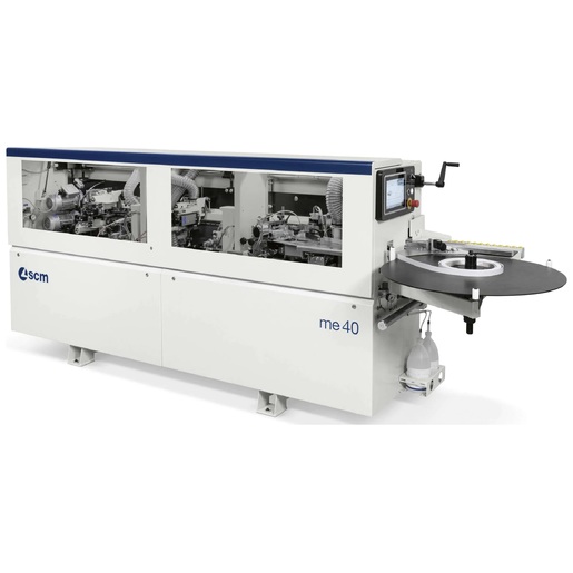 me 40tr | Automatic edge bander with glue pot and complete with pre-milling unit and rounding unit