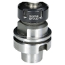 HSK 63B tool taper (left side) fitted with ring, without collet | 